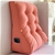 SOGA 2X 60cm Peach Triangular Wedge Lumbar Pillow Headboard Bed Cushion
