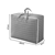 SOGA Grey Plaid Super Large Storage Luggage Bag Foldable Organiser
