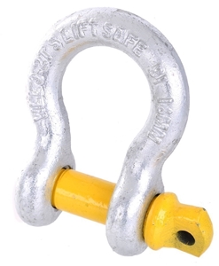 4 x Bow Shackles, WLL 3.2T, Screw Pin Ty