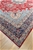 Handknotted Pure Wool Light Blue n Red Extra Large Rug - Size: 425cmx308cm