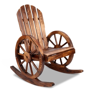 Gardeon Wagon Wheels Rocking Chair