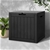 Gardeon Outdoor Storage Box 118L Container Lockable Indoor Tool Shed Black
