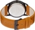 FJORD Men's Analog Wristwatch with Leather Strap. Features: 40mm DIal, 22mm