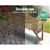 Garden Bench Chair 3 Seater Natural Wood Outdoor Dcor Patio Deck Natural