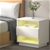 Artiss Bedside Tables Side Table RGB LED Drawers Nightstand High Gloss