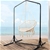 Gardeon Outdoor Hammock Chair with Stand Cotton Swing Relax Hanging 124CM