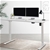 Artiss Standing Desk Adjustable Height Electric Motorised White Frame 140cm