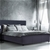 Milano Gas Lift Bed Frame & Headboard - Queen - Dark Grey