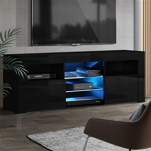 Artiss TV Cabinet Stand RGB LED Gloss Fu