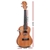 ALPHA 23 Inch Concert Ukulele Mahogany Hawaii Guitar w/ Carry Bag Tuner