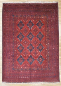 Handknotted Pure Wool Very Fine Khal Rug