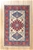Handknotted Pure Wool Geo Kazak - 128cm x 79cm