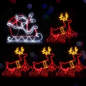 Jingle Jollys Christmas Motif Lights 5PC