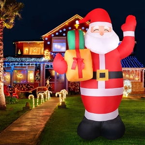 Jingle Jollys 2.4M XMas Inflatable Santa
