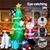 Jingle Jollys 3M XMas Inflatable Santa Tree Lights Outdoor Decorations LED
