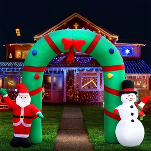 Jingle Jollys 2.8M XMas Inflatable Santa