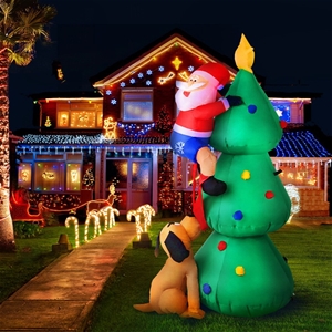 Jingle Jollys 1.8M XMas Inflatable Santa