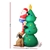 Jingle Jollys 1.8M XMas Inflatable Santa Tree Lights Outdoor Decorations