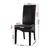 Artiss 2x Dining Chairs Leather Pad High Back Chair Wood Kitchen Cafe Black