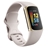 FITBIT Charge 5+ Premium Fitness Tracker, White/Soft Gold Stainless Steel.