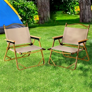 Gardeon 2PC Outdoor Camping Chairs Foldi