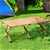 Gardeon Outdoor Furniture Wooden Egg Roll Table Camping 120CM