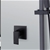 Polished Black Bathroom Shower Wall Mixer w/ WaterMark