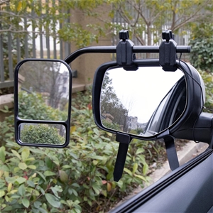 2x Towing Mirrors Pair Clip on Multi Fit