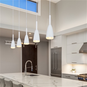 White Pendant Lighting Kitchen Lamp Mode