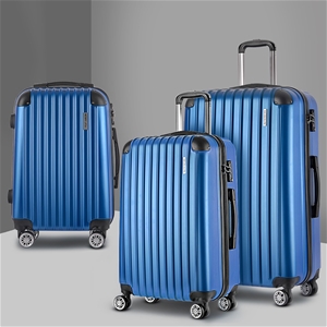 Wanderlite 3pcs Luggage Travel Suitcase 