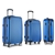 Wanderlite 3pcs Luggage Travel Suitcase Hard Case Carry Blue