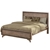 King Silver Brush Bed Frame in Acacia Construction