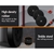 Dumbbell Set 7in1 20kg Adjustable Barbell Kettlebell Gym Fitness BLACK LORD
