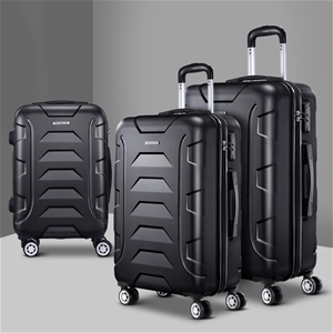 Wanderlite 3pc Luggage Travel Sets Suitc