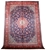 Very Finely Woven Medallion Navy With Red Wool Pile Size(cm): 390 X 290