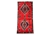 Finely Woven Geometric Design Red and Navy Tone Wool Size(cm): 190 X 90
