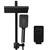 Cefito WELS 8'' Square High Pressure Rain Shower Head Handheld Mixer Set