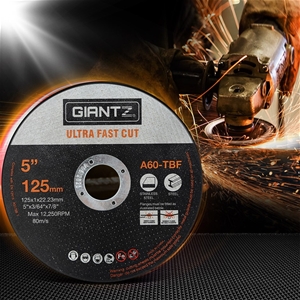 Giantz 500-PCS Cutting Discs 5" 125mm An