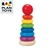 PlanToys Stacking Ring with 6 Colourful Rings and Central Rod