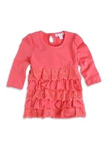 Pumpkin Patch Girl's Anglaise Tiered Lon
