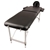 Portable Aluminium Beauty Massage Table Chair Bed 2 Fold 55cm Black