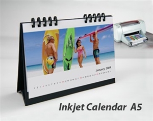 DIY Inkjet Calendar A5 Size For DIY Prin