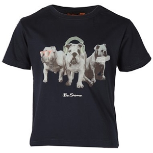 Ben Sherman Junior Boys 3 Dog T-Shirt