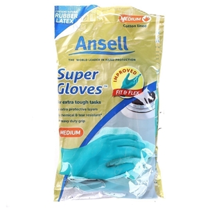 11 Pairs x ANSELL Rubber Latex Super Glo