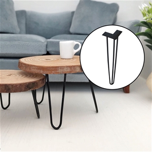 Set of 4 Industrial Retro Hairpin Table 
