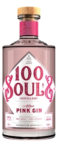 100 Souls Artisan Pink Gin (2 x 700mL)