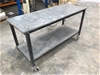 Steel Framed Mobile Table