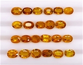 Forever Zain's Natural Orange Sapphires Gemstone Collection