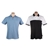 2 x BEN SHERMAN Men's Polo, Size S, 100% Cotton, White/Black/Light Blue (01