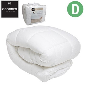 Georges 900GSM Fitted Mattress Topper - 